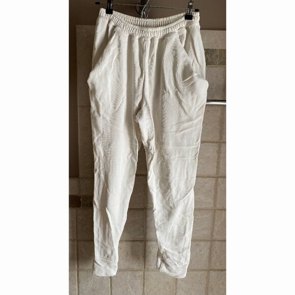 Free People "The Jogger" pants, ivory white, small - Picture 2 of 5